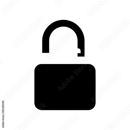 Unlocked Padlock Icon