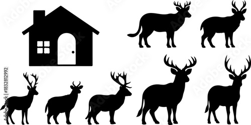Wildlife Silhouette Animal Pack