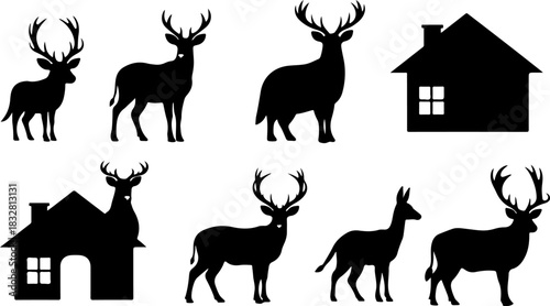 Wildlife Silhouette Animal Pack