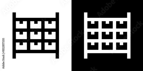 Logistics Icon Vector Illustration. Fresh Line Design Built For Creative Flexibility In Light And Dark Versions. 