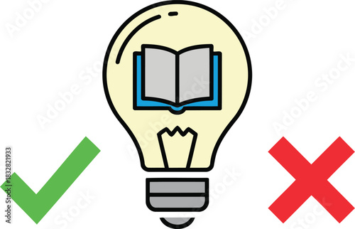 Discover effective learning methods with a bright knowledge lightbulb for education success