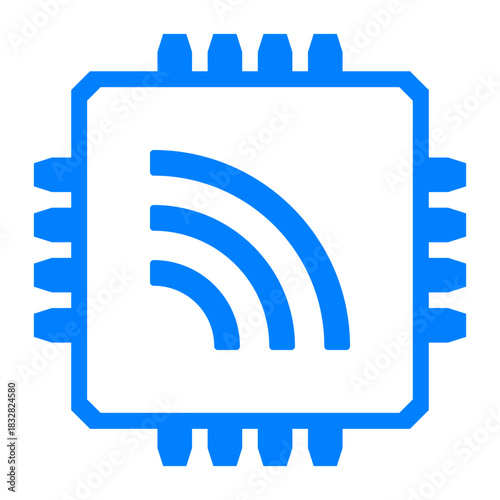 Wireless Symbol und Chip