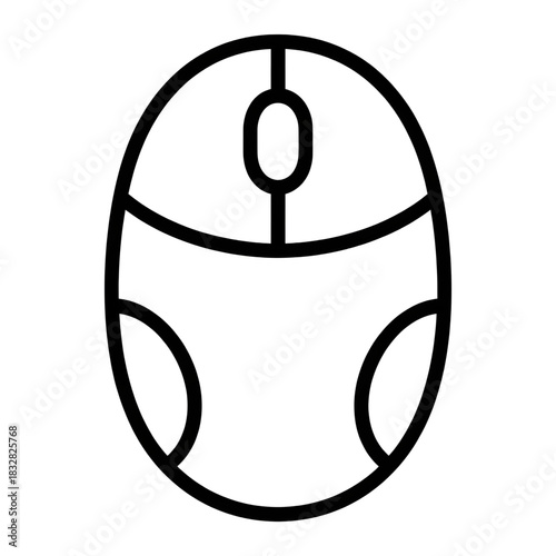 vector computer mouse coloring page
