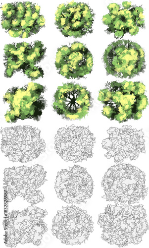 happy nuclear family of four—mother, father, son, and daughter—lying side-by-side on their stomachs on a fluffy, off-white shag rug. All four are smiling genuinely at the camera, resting their chins 