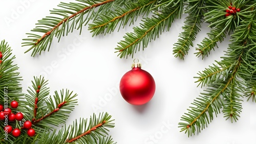 (Focus on Warmth & Classic Feel)
Rustic Wood & Ruby Red Charm:
A Classic Christmas Border for Your Festive Greetings.