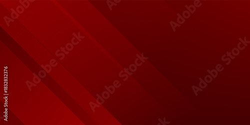 Abstract simple dark red gradient illustration background with 3d look overlap square with shadow and line pattern. Cool design and luxury. Eps10 vector