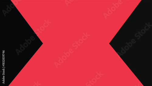 Abstract red and black background vector illustration with a blank paper curl design template for a banner, card, or web label