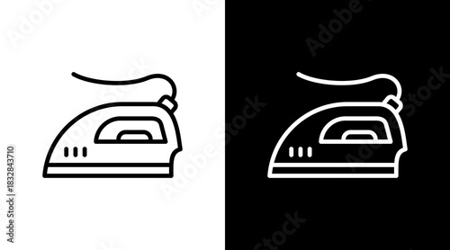 Iron  White Icon Set Design
