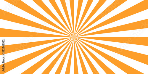 Abstract red and white retro with sunburst pattern colorful design. Vintage sunrays illustration swirl line. sun beam vector banner design and comic burst gradient concept pattern.	