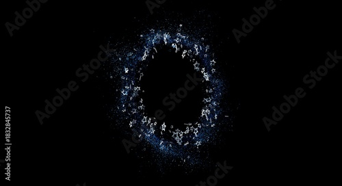 Abstract background featuri...