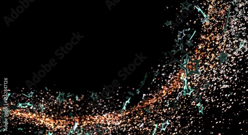 Abstract background featuri...