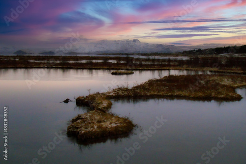 View of landscape in Iceland 