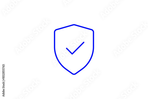 Isolated   protection illustration in line style design. Vector illustration.
