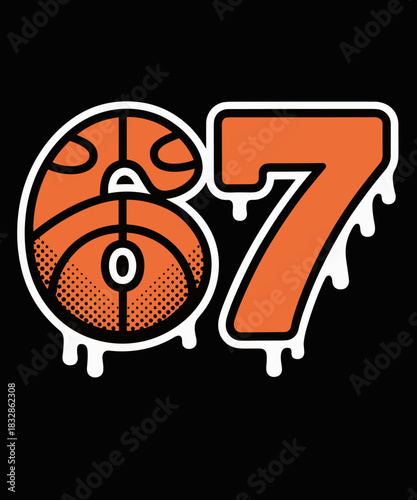 67 Basketball Six Seven Funny Gen Alpha Slang