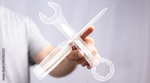 Concept image showing tools...