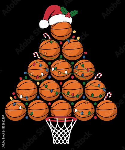 Basketball Ugly Christmas Sweater Shop