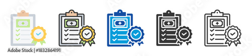 hsa eligibility icon set multi style various collection
