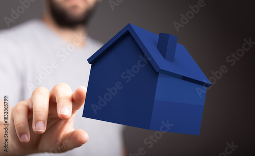 Conceptual image of a perso...