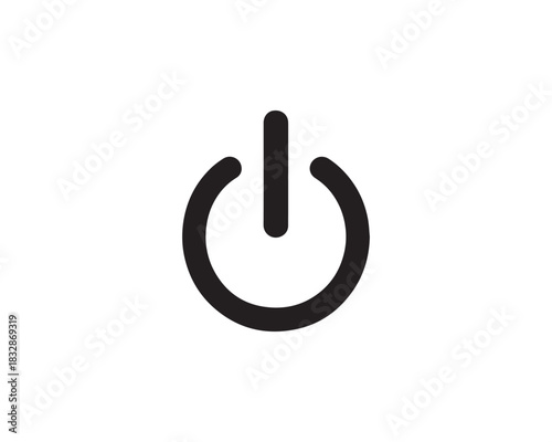 Power Switch icon vector design illustration