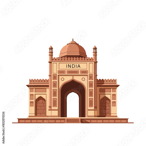 Iconic Indian Architecture Gate Symbolizing Travel and Culture. india gate.