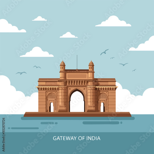 Iconic Gateway of India Monument Landmark Travel Destination