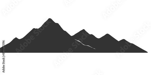 Egyptian pyramids landscape illustration vector design with camel silhouette in the desert sunset