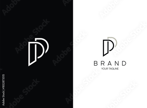 Premium and creative Modern PP Logo Design and template. PP icon initial Based Monogram and Letters in vector.