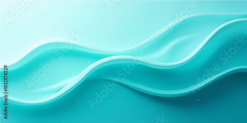 Abstract blue silk wave design with a smooth flowing pattern and soft light texture