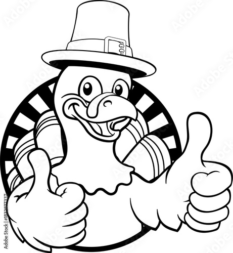 A turkey pilgrim hat Thanks...