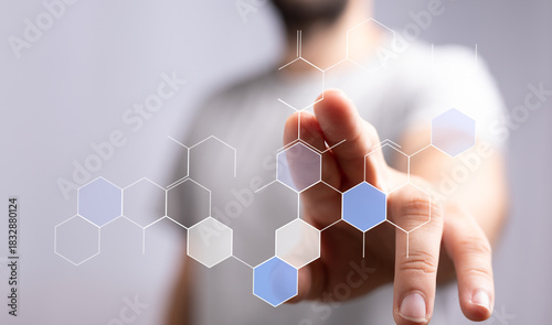 Concept of technology, scie...