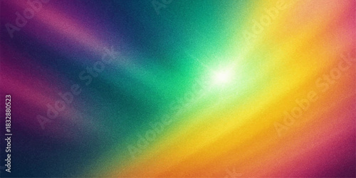 Abstract colourful rainbow light wave pattern gradient texture design