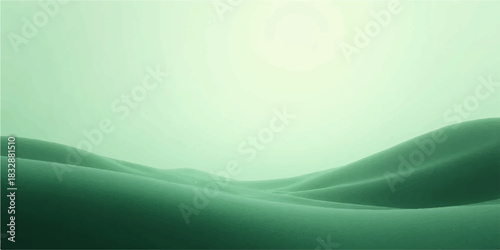 Abstract green and blue wave backgrounds with bright light and sun rays creating a vibrant nature wallpaper design