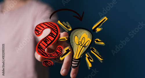 Conceptual image showing a ...