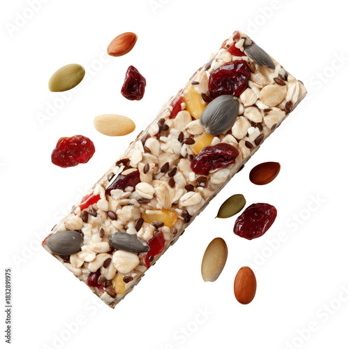 Healthy Snack Bar Made With Seeds and Nuts for a Nutritious Boost During the Day