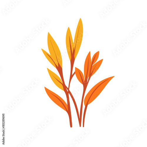 modern element in vector and EPS format_clean vector_isolated on a white background, An Icon clipart set, An Imaginary 2D flat icon, saffron_threads