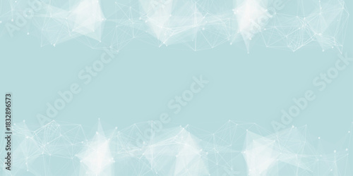 Abstract mesh vector background. Futuristic technology style card. Digital technology futuristic internet network speed connection blue background. connecting medical science vector illustration. 