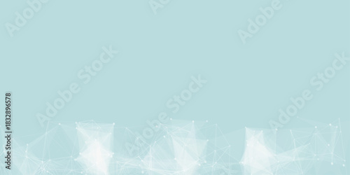Abstract mesh vector background. Futuristic technology style card. Digital technology futuristic internet network speed connection blue background. connecting medical science vector illustration. 