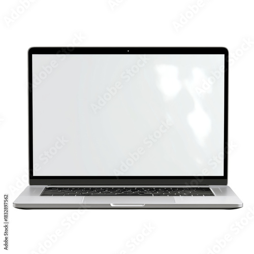 Sleek Laptop Ready for Work or Entertainment in a Modern Setting