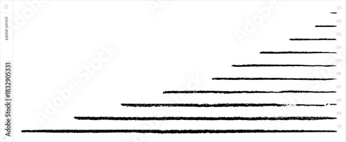 Vector Brushes. Pastel Pencil.