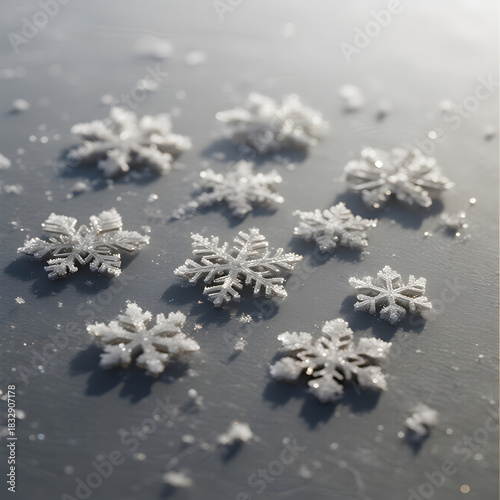Snowflakes, Ice, Winter, Cold, Crystal, Snow, Nature, Frozen, Season, Pattern