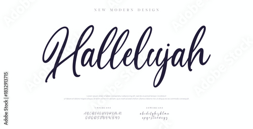 Minimal modern logo fonts. Typography minimalist urban digital fashion future creative logo font. vector illustration