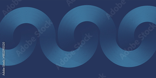 Abstract Digital Circles of Particles with Noise. Futuristic Circular Sound Wave. Big Data Visualization. 3D Virtual Space VR Cyberspace. Crypto Currency Concept.EPS10