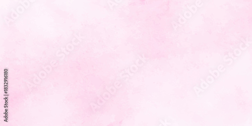 Delicate pink watercolor background with aged canvas texture and light vintage grunge pattern