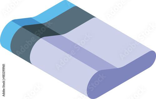 Orthopedic pillow promoting proper spinal alignment and pressure relief for restful sleep