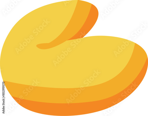 Single fortune cookie revealing future predictions, embodying hope and anticipation