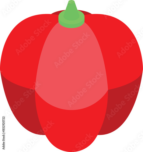 Tomato shaped bottle of red ketchup with green cap, bringing a playful and appetizing touch to condiments