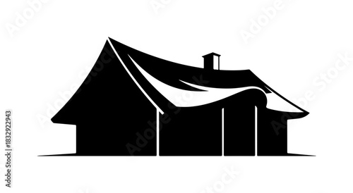 Modern house vector for real estate design needs