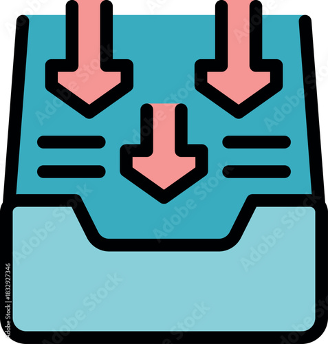 Organizing digital files efficiently by downloading multiple files into a designated folder