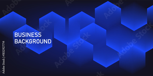 Dynamic fluid blue geometric with colorful gradient background