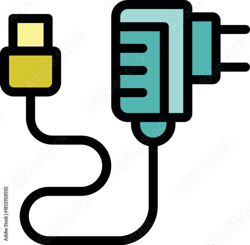 Phone charger being plugged into a power outlet, representing portable power and modern technology